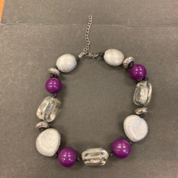 Multi-color Large Beaded Necklace - Picture 1 of 3